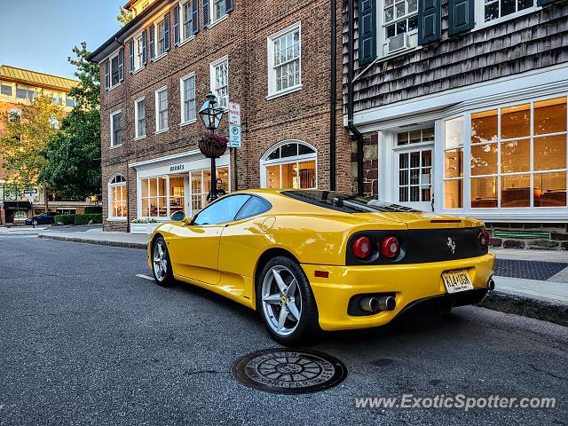 Ferrari 360 Modena spotted in Princeton, New Jersey