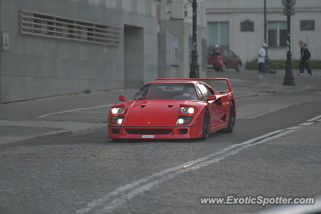 Ferrari F40 spotted in Warsaw, Poland