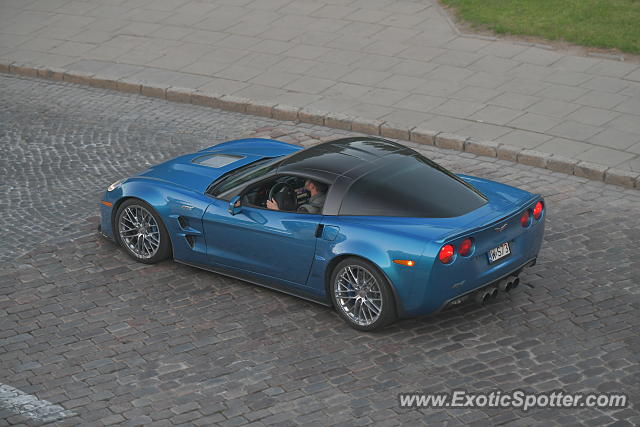 Chevrolet Corvette ZR1 spotted in Warsaw, Poland