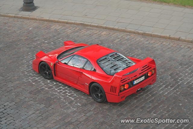 Ferrari F40 spotted in Warsaw, Poland