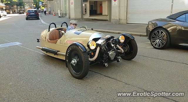 Morgan 3 Wheeler spotted in Zurich, Switzerland