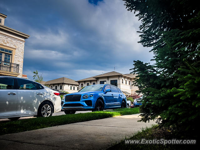 Bentley Bentayga spotted in Bloomington, Indiana