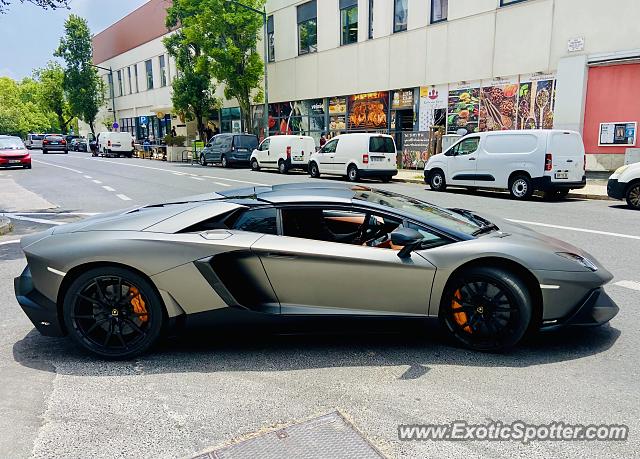 Lamborghini Aventador spotted in Lisbon, Portugal