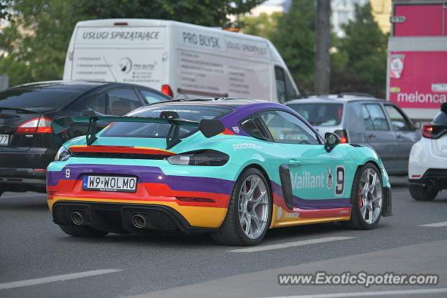 Porsche Cayman GT4 spotted in Warsaw, Poland