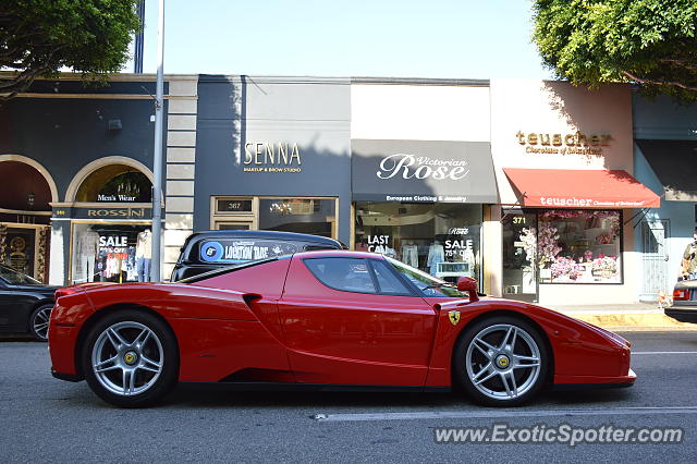 Ferrari Enzo spotted in Beverly Hills, California