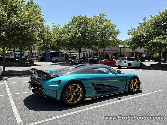 Koenigsegg Regera spotted in Charlotte, North Carolina