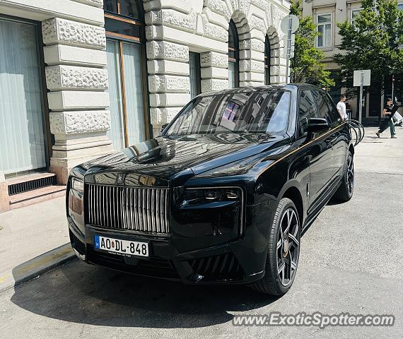 Rolls-Royce Cullinan spotted in Budapest, Hungary