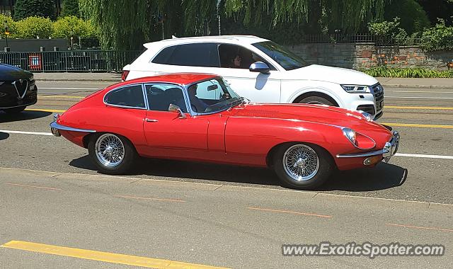 Jaguar E-Type spotted in Zurich, Switzerland