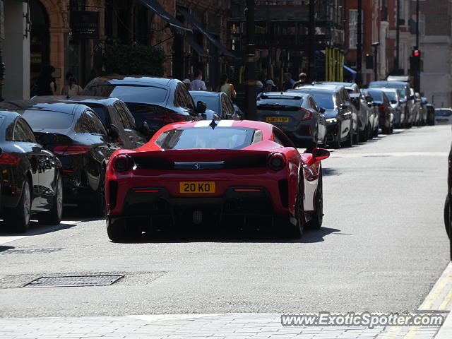 Ferrari 488 GTB spotted in London, United Kingdom