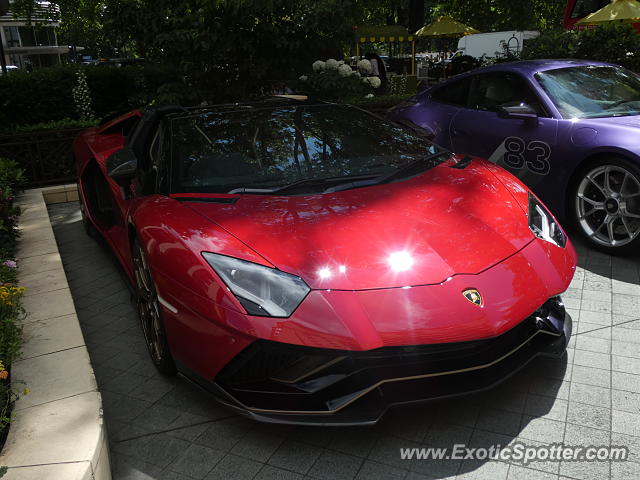 Lamborghini Aventador spotted in London, United Kingdom