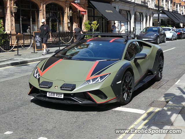 Lamborghini Huracan spotted in London, United Kingdom