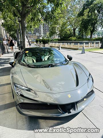 Ferrari SF90 Stradale spotted in Budapest, Hungary