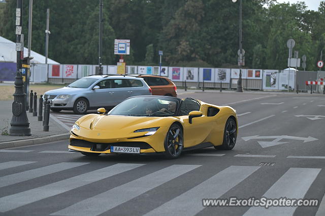 Ferrari SF90 Stradale spotted in Warsaw, Poland