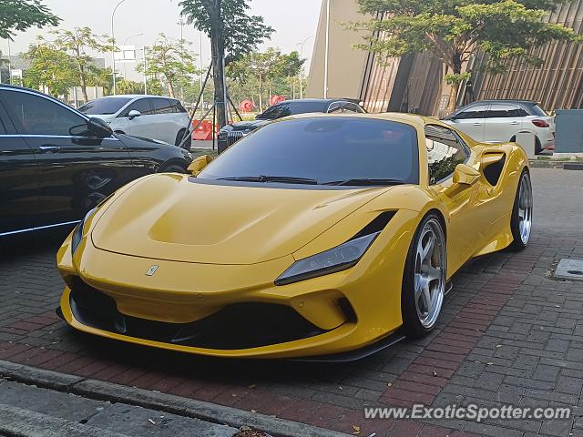 Ferrari F8 Tributo spotted in Jakarta, Indonesia