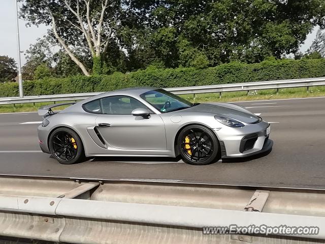 Porsche Cayman GT4 spotted in Papendrecht, Netherlands