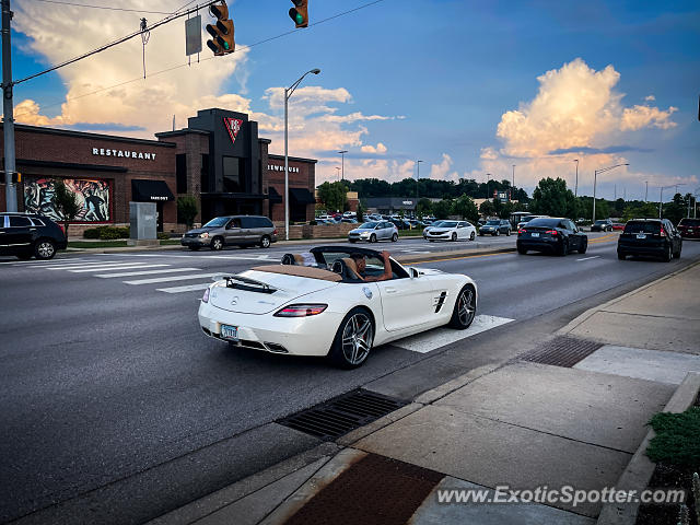 Mercedes SLS AMG spotted in Bloomington, Indiana