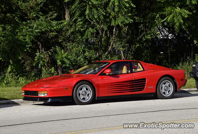 Ferrari Testarossa spotted in Elkhart Lake, Wisconsin
