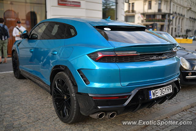 Lamborghini Urus spotted in Warsaw, Poland