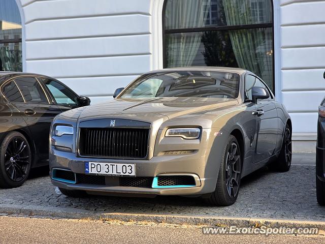 Rolls-Royce Wraith spotted in Warsaw, Poland