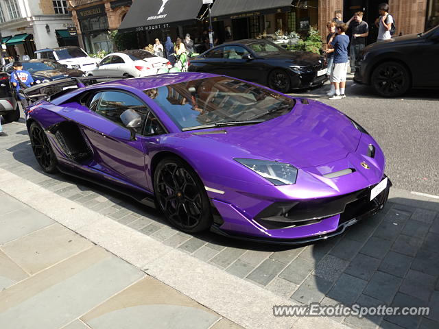 Lamborghini Aventador spotted in London, United Kingdom