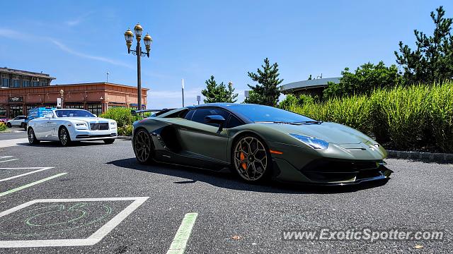 Lamborghini Aventador spotted in Long Branch, New Jersey