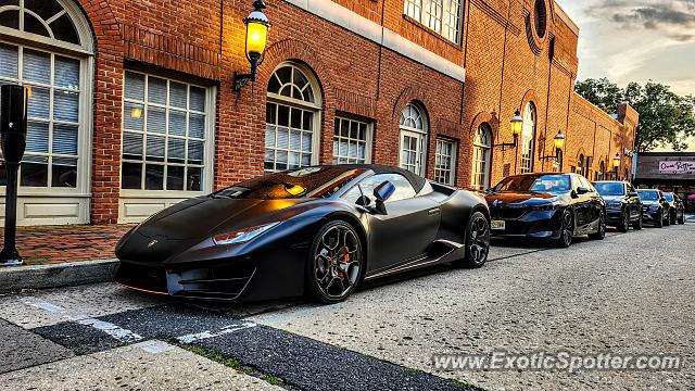 Lamborghini Huracan spotted in Red Bank, New Jersey