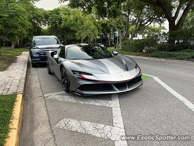 Ferrari SF90 Stradale spotted in Naples, Florida