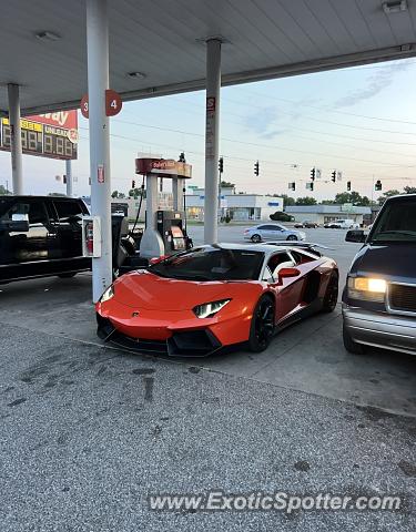 Lamborghini Aventador spotted in Greenwood, Indiana