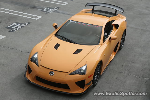 Lexus LFA spotted in Pebble Beach, California