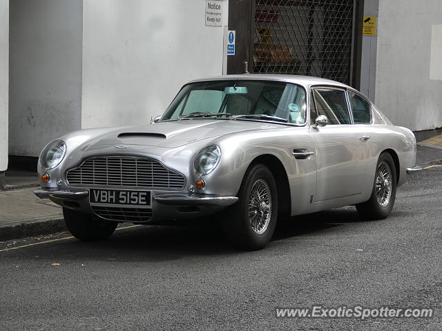 Aston Martin DB6 spotted in London, United Kingdom