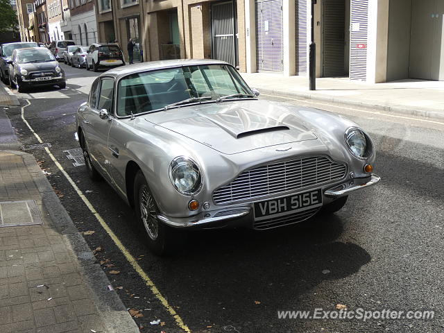 Aston Martin DB6 spotted in London, United Kingdom
