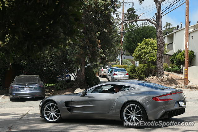 Aston Martin One-77 spotted in Monterey, California