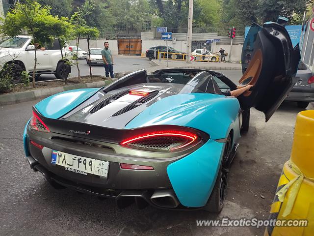 Mclaren 570S spotted in Tehran, Iran