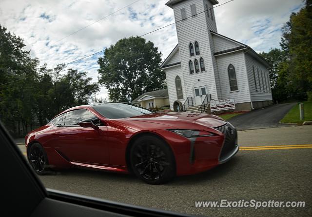 Lexus LC 500 spotted in Little Suamico, Wisconsin