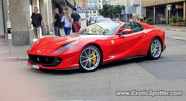 Ferrari 812 Superfast spotted in Zurich, Switzerland