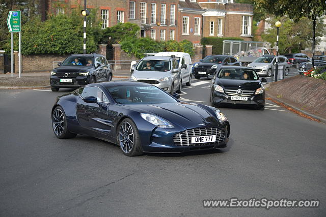 Aston Martin One-77 spotted in London, United Kingdom