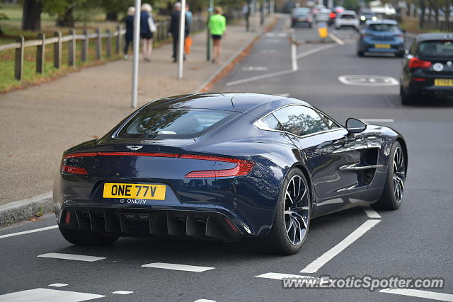 Aston Martin One-77 spotted in London, United Kingdom