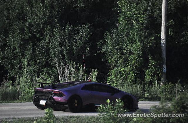 Lamborghini Huracan spotted in Brookfield, Wisconsin