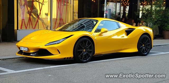 Ferrari F8 Tributo spotted in Zurich, Switzerland