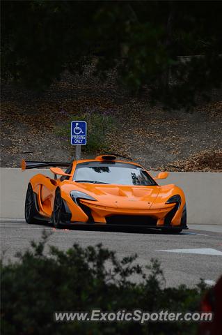 Mclaren P1 spotted in Carmel, California