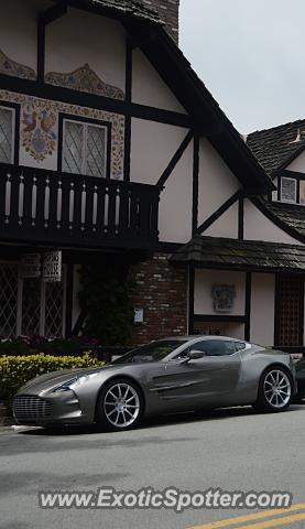 Aston Martin One-77 spotted in Carmel, California