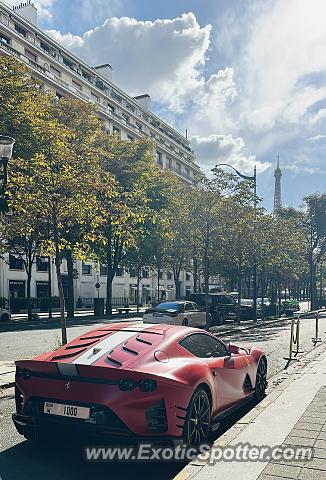 Ferrari 812 Superfast spotted in Paris, France