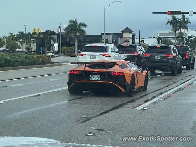 Lamborghini Aventador spotted in Naples, Florida