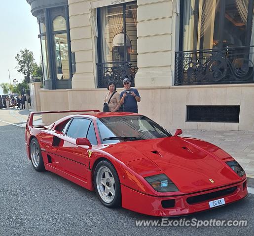 Ferrari F40 spotted in Monaco, Monaco