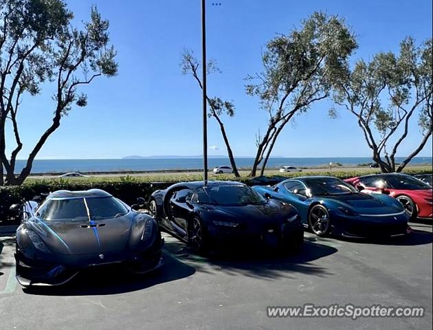 Bugatti Chiron spotted in Newport Beach, California