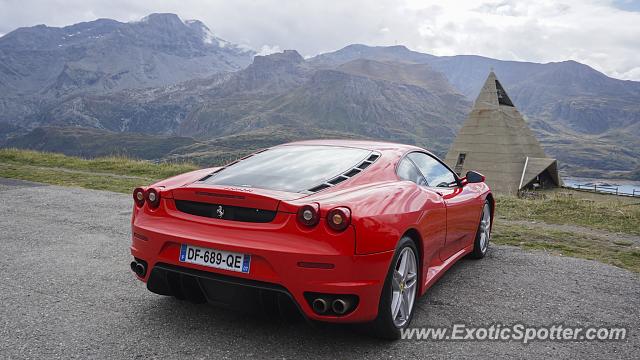 Ferrari F430 spotted in Val-Cenis, France