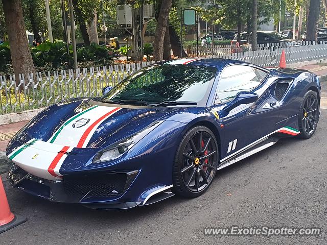 Ferrari 488 GTB spotted in Jakarta, Indonesia