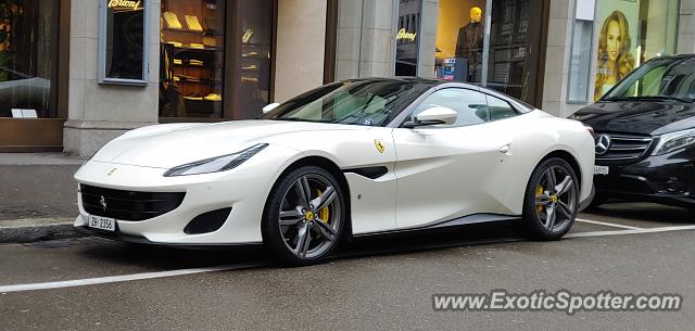 Ferrari Portofino spotted in Zurich, Switzerland