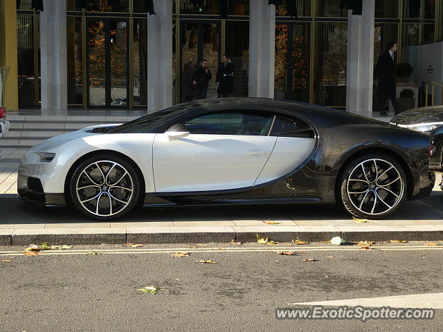 Bugatti Chiron spotted in London, United Kingdom