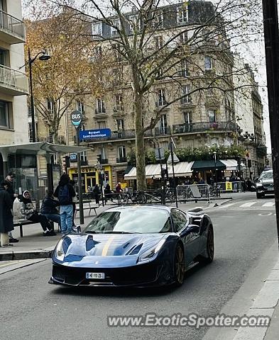 Ferrari 488 GTB spotted in Paris, France